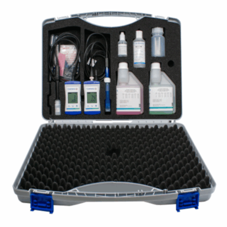 ECO-WA-SET-511-531 – Kit impermeable de medidor de oxígeno disuelto y pH con accesorios